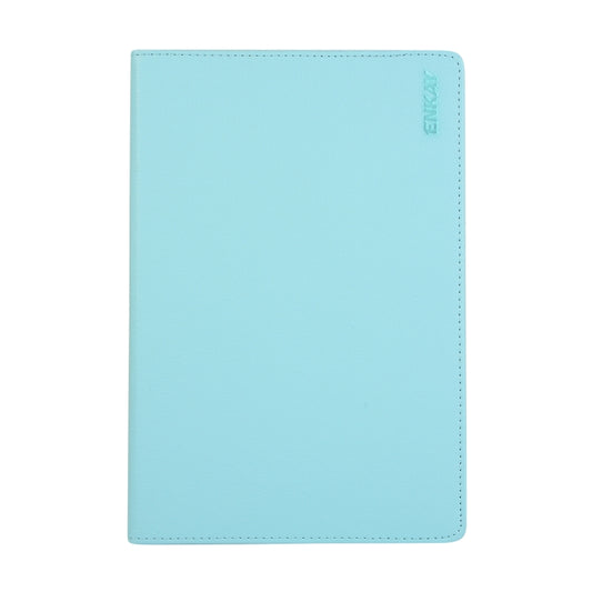 ENKAY 360 Degree Rotation Lichi Texture Leather Case with Holder for Samsung Galaxy Tab S6 10.5 T860 / T865(Light Blue) - Other Galaxy Tab PC by ENKAY | Online Shopping UK | buy2fix