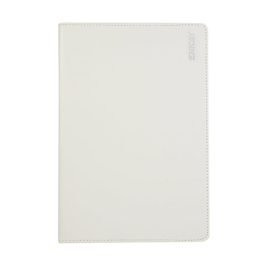 ENKAY 360 Degree Rotation Lichi Texture Leather Case with Holder for Samsung Galaxy Tab S6 10.5 T860 / T865(White) - Other Galaxy Tab PC by ENKAY | Online Shopping UK | buy2fix