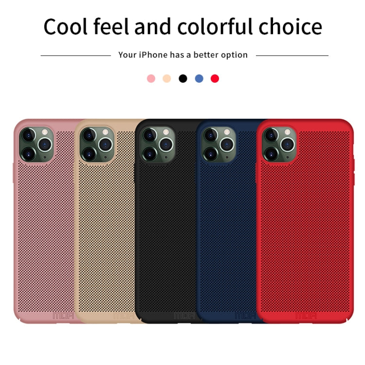 For iPhone 11 Pro MOFI Breathable PC Ultra-thin All-inclusive Protective Case(Gold) - iPhone 11 Pro Cases by MOFI | Online Shopping UK | buy2fix