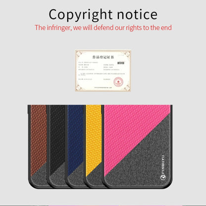 For Xiaomi RedMi 8A PINWUYO Rong Series  Shockproof PC + TPU+ Chemical Fiber Cloth Protective Cover(Black) - Xiaomi Cases by PINWUYO | Online Shopping UK | buy2fix