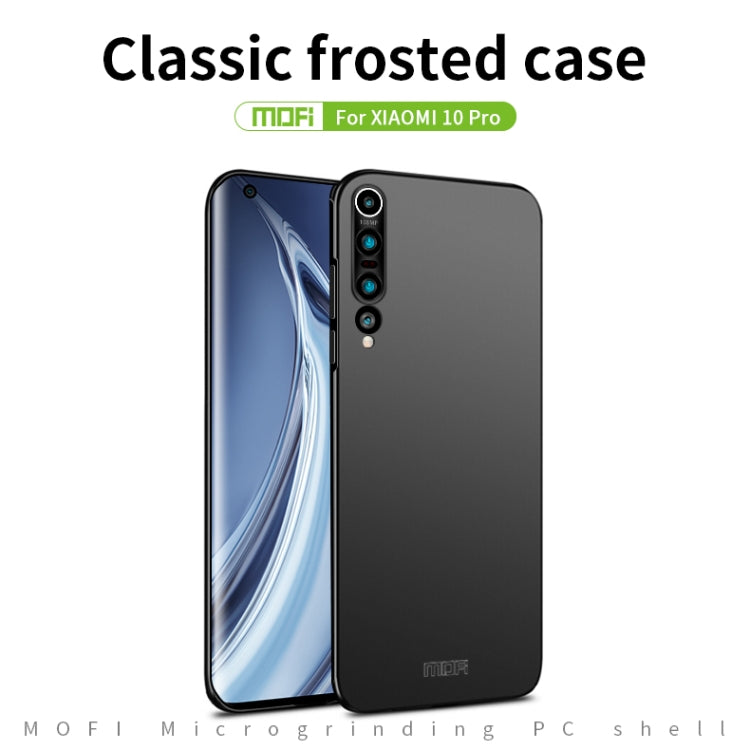 For Xiaomi Mi 10 Pro MOFI Frosted PC Ultra-thin Hard Case(Gold) - Xiaomi Cases by MOFI | Online Shopping UK | buy2fix