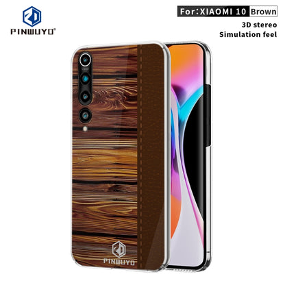 For Xiaomi 10 PINWUYO Pindun Series Slim 3D Flashing All-inclusive PC Case(Brown) - Galaxy Phone Cases by PINWUYO | Online Shopping UK | buy2fix