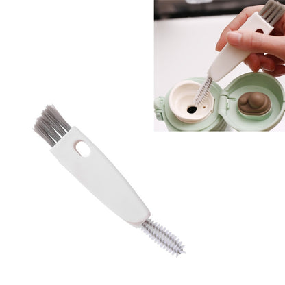 Multifunctional Cup Lid Cleaning Brush Slit Feeding Bottle Tube Brush Kitchen Tableware Crevice Brush(White) - Sponges, Cloths & Brushes by buy2fix | Online Shopping UK | buy2fix