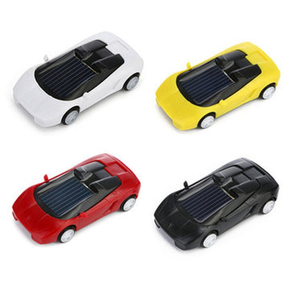 3PCS Solar Toys Car  Powered Mini Car Racer Toy For Kids(Red) - RC Cars by buy2fix | Online Shopping UK | buy2fix