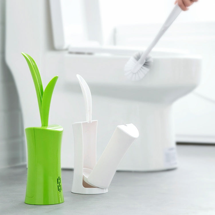 Creative Grass Shape Toilet Brush Bathroom Long Handle Toilet Brush(White) - Cleaning Tools by buy2fix | Online Shopping UK | buy2fix