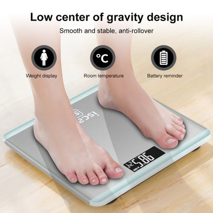 ISCALE SE Human Body Intelligent Electronic Scale Household Weight Scale Adult Body Fat Scale(Space Silver) - Body Scales by buy2fix | Online Shopping UK | buy2fix