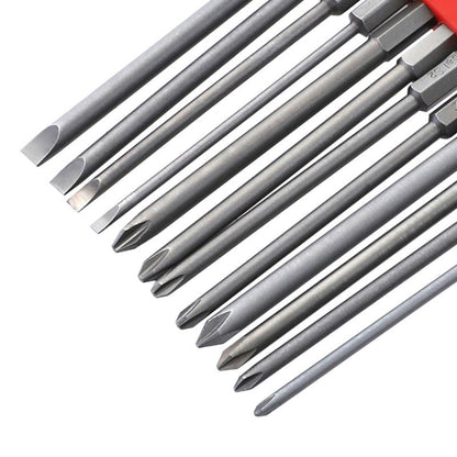 12 PCS / Set Screwdriver Bit With Magnetic S2 Alloy Steel Electric Screwdriver, Specification:1 - Drill & Drill Bits by buy2fix | Online Shopping UK | buy2fix