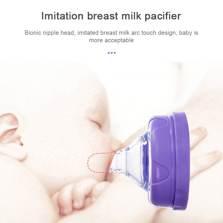 Painless Strength Adjustable Manual Massage Breast Pump(Purple) - Cups & Silicone Nipple by buy2fix | Online Shopping UK | buy2fix