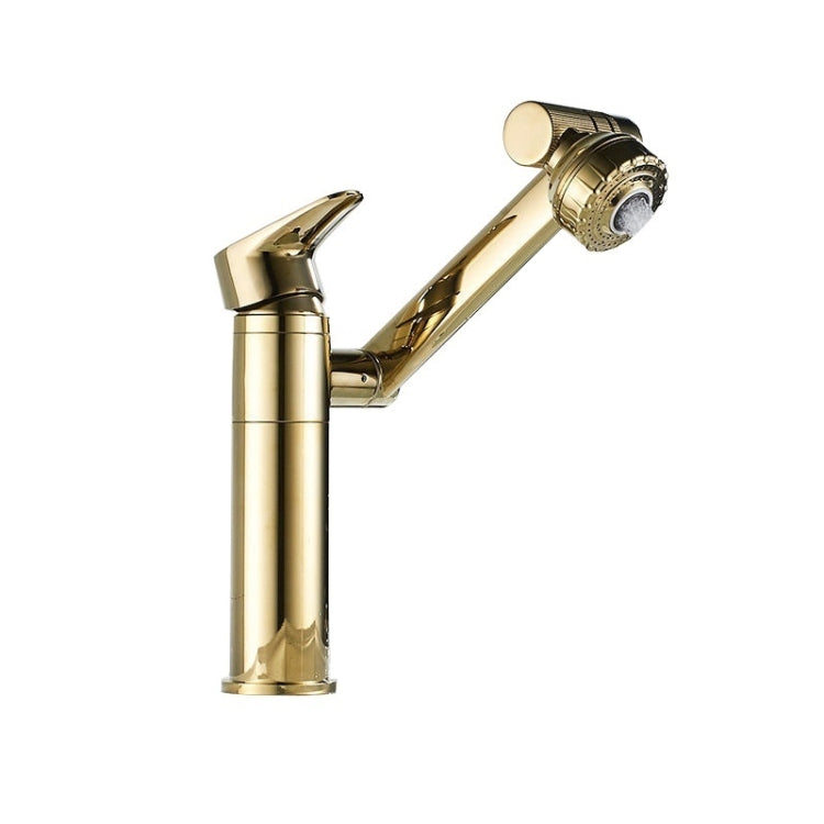 Universal Swivel Faucet Bathroom Hot & Cold Dual-Out Mode Faucet, Specification: Short HT-87590 - Faucets & Accessories by buy2fix | Online Shopping UK | buy2fix