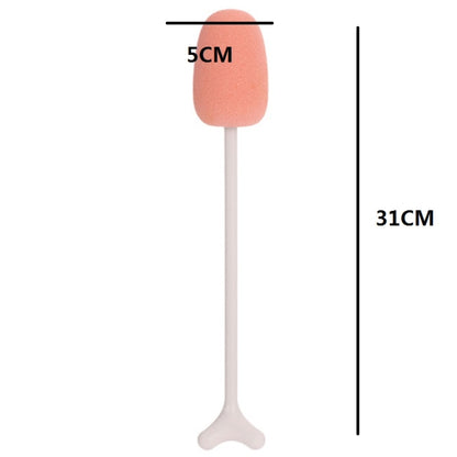 Long Handle Vertical Cup Brush Baby Bottle Sponge Cleaning Brush, Length: 29cm(Pink) - Cleaning Tools by buy2fix | Online Shopping UK | buy2fix