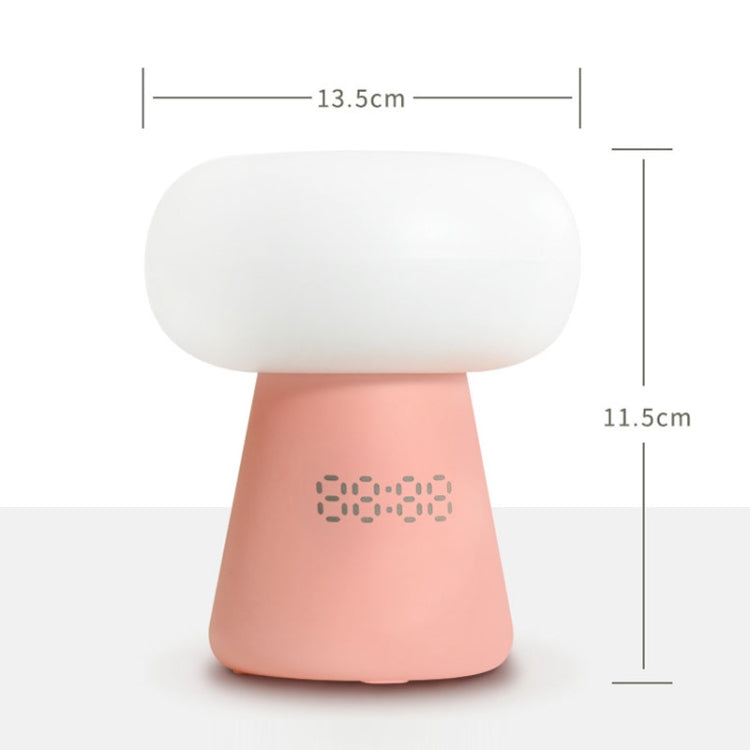 XYD-055 Cloud Mushroom USB Clock Night Light Sleep Timer Remote Control Bedside Lamp, Light color: Charging Type - Night Lights by buy2fix | Online Shopping UK | buy2fix