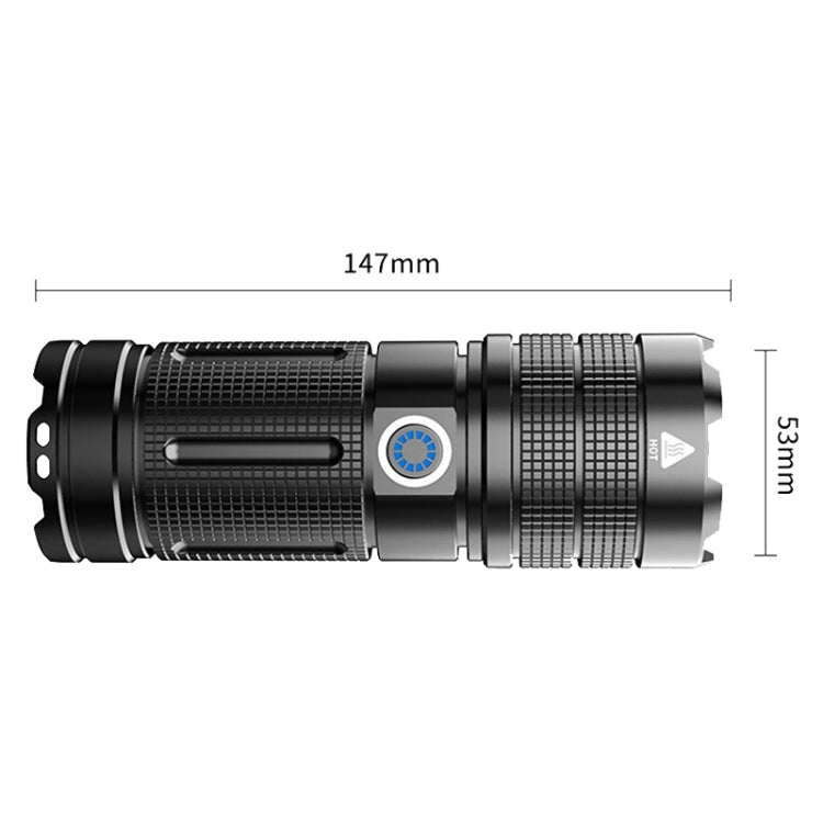 X3 RGB Atmosphere Zoom 4-Color Photography Fill-In Flashlight(White-Ice Blue-Yellow-Gold Yellow) - LED Flashlight by buy2fix | Online Shopping UK | buy2fix