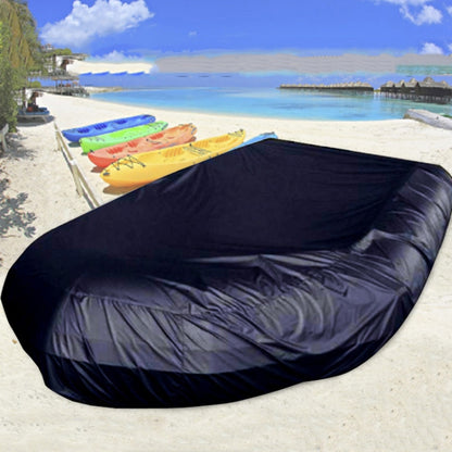 Waterproof Dust-Proof And UV-Proof Inflatable Rubber Boat Protective Cover Kayak Cover, Size: 230x94x46cm(Black) - Marine Accessories & Parts by buy2fix | Online Shopping UK | buy2fix