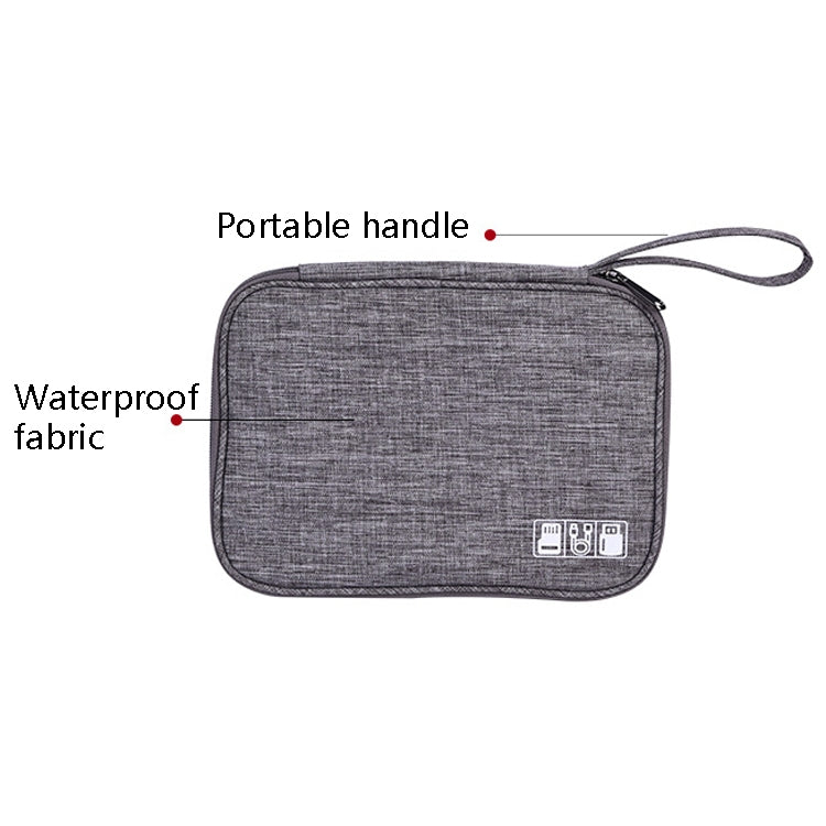 Data Cable Storage Box Waterproof Digital Package Charging Earphone Storage Box U Disk Multi-Function Finishing Box(Grey) - Storage Bags by buy2fix | Online Shopping UK | buy2fix