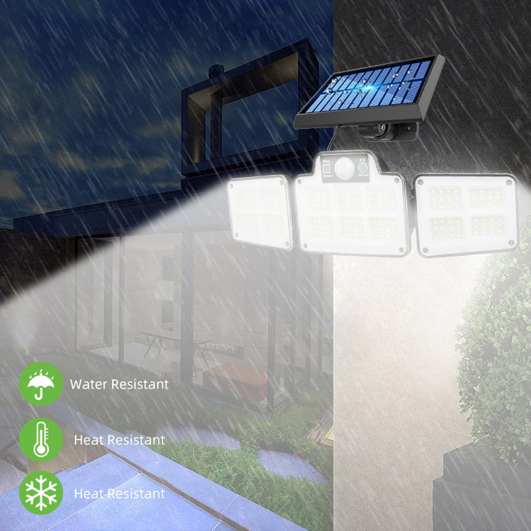 112 LED Solar Split Type Courtyard Lamp Outdoor Waterproof Corridor Garden Human Body Sensing Street Light - Solar Lights by buy2fix | Online Shopping UK | buy2fix