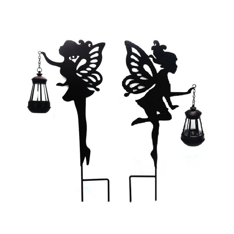 2 in 1 Solar Garden Lamp Metal Outdoor Landscape Garden Light Fairy Ornaments Lawn Light - Solar Lights by buy2fix | Online Shopping UK | buy2fix