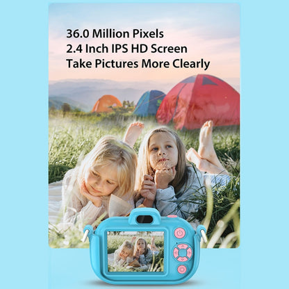 DC502 2.4-Inch 16X Zoom 2.7K Video Recording Children Digital Camera, Color: Yellow + 32G(AU Plug) - Children Cameras by buy2fix | Online Shopping UK | buy2fix