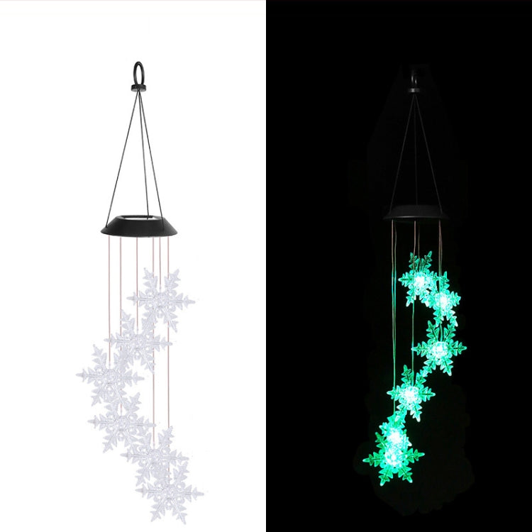 Solar Christmas Wind Chime Lights Outdoor Waterproof Colorful Decoration(D-007) - Christmas Decoration Lamps by buy2fix | Online Shopping UK | buy2fix