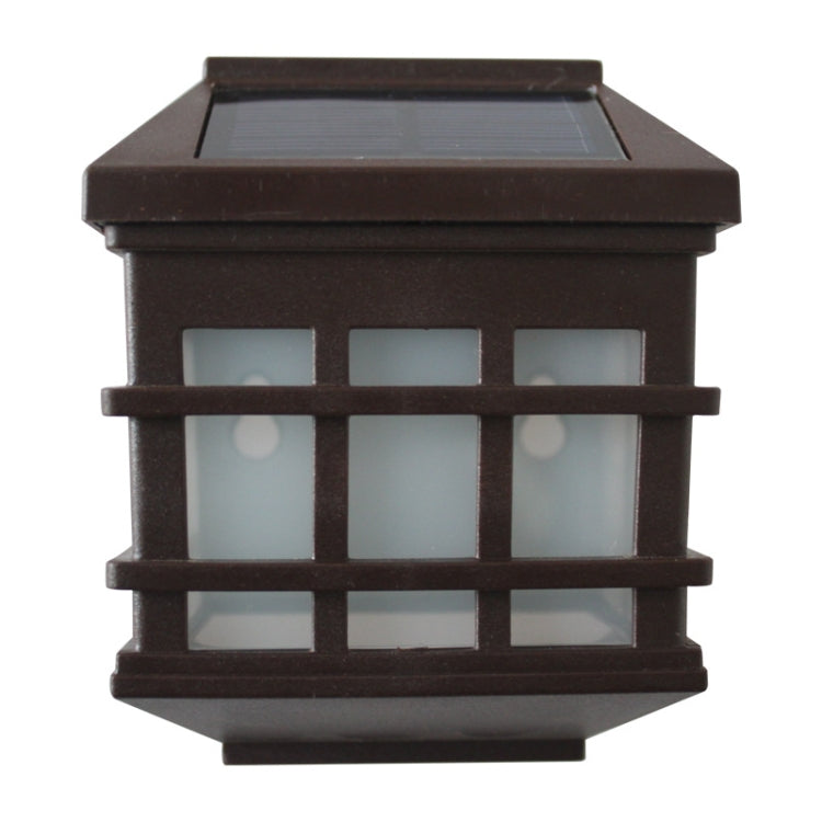 5180113 Solar Outdoor Waterproof Panes Wall Light(Warm Light) - Solar Lights by buy2fix | Online Shopping UK | buy2fix