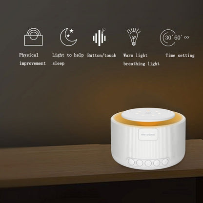 Smart Warm Light White Noise Sleep Instrument - Massage & Relaxation by buy2fix | Online Shopping UK | buy2fix