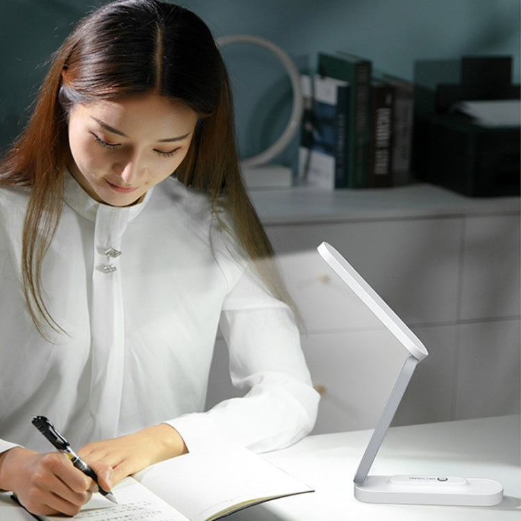 UNIYOUNG A211 Touch Dimming Charging Eye Protection Desk Lamp(White) - Desk Lamps by UNIYOUNG | Online Shopping UK | buy2fix