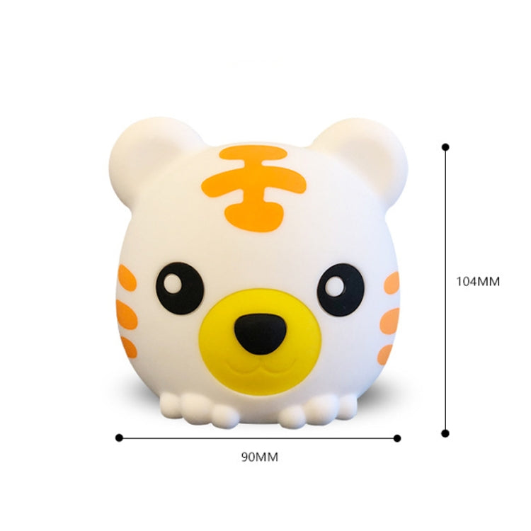 DA006 LED Colorful Tiger Silicone Night Light, Type: Remote Control - Night Lights by buy2fix | Online Shopping UK | buy2fix