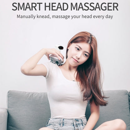 Smart Dragon Claw Hand Vibrating Kneading Head Massager, Specification: English(White) - Massage & Relaxation by buy2fix | Online Shopping UK | buy2fix
