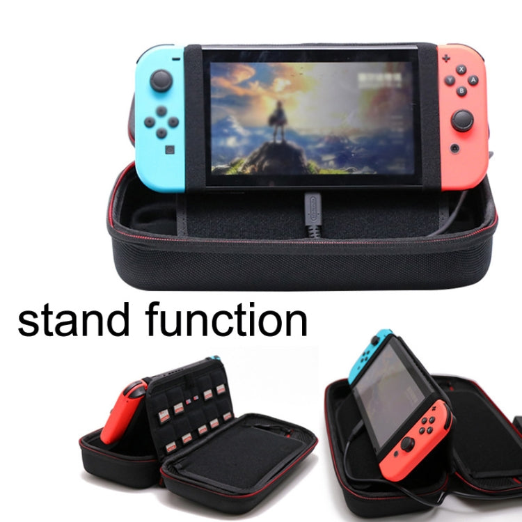 CHKJOK Game Console Bracket Function EVA Protective Sleeve For Switch Oled(Black) - Bags by CHKJOK | Online Shopping UK | buy2fix