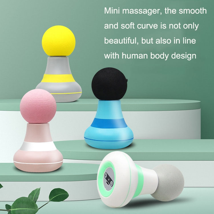 Mini Fascia Device Smart Whole Body Muscle Vibrating Massage Relaxer, Style: Ordinary Model (Yellow) - Massage & Relaxation by buy2fix | Online Shopping UK | buy2fix