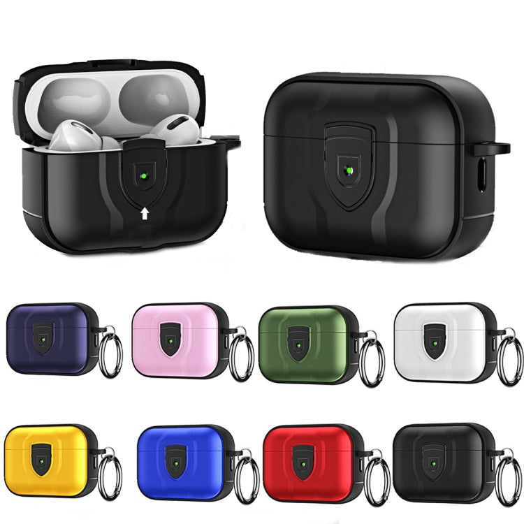 For AirPods Pro 2 TPU + PC Full Wrap Type Protection Case Cover(Purple) - For AirPods Pro 2 by buy2fix | Online Shopping UK | buy2fix