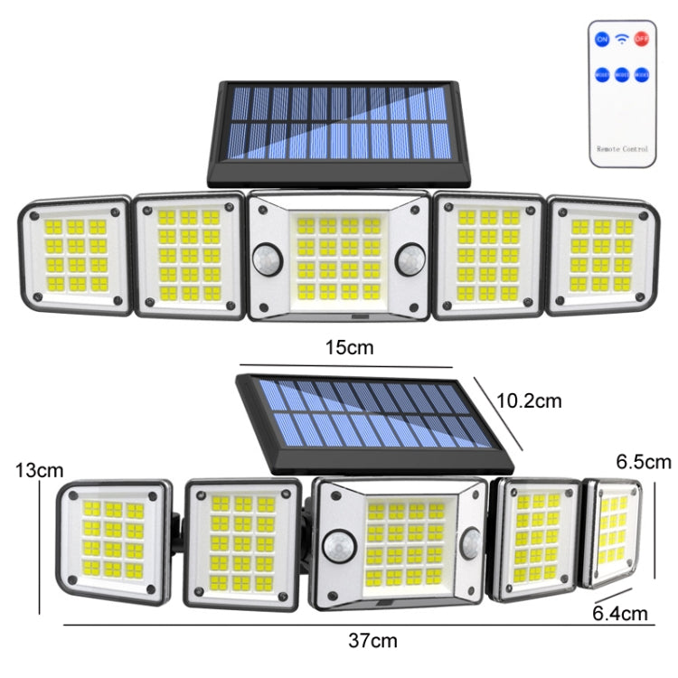 Outdoor Waterproof Solar Human Body Double Induction Wall Light, Specification: TY10707 One-piece - Solar Lights by buy2fix | Online Shopping UK | buy2fix