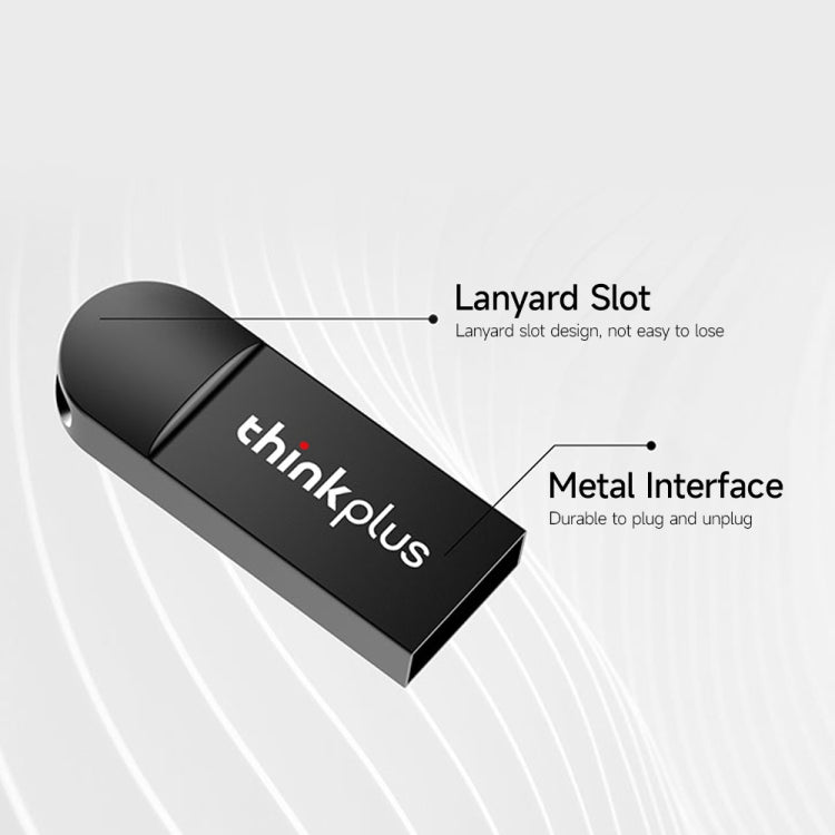 Lenovo ThinkPlus MU222 2.0 Business Office U Disk, Capacity: 8GB(Black) - USB Flash Drives by Lenovo | Online Shopping UK | buy2fix