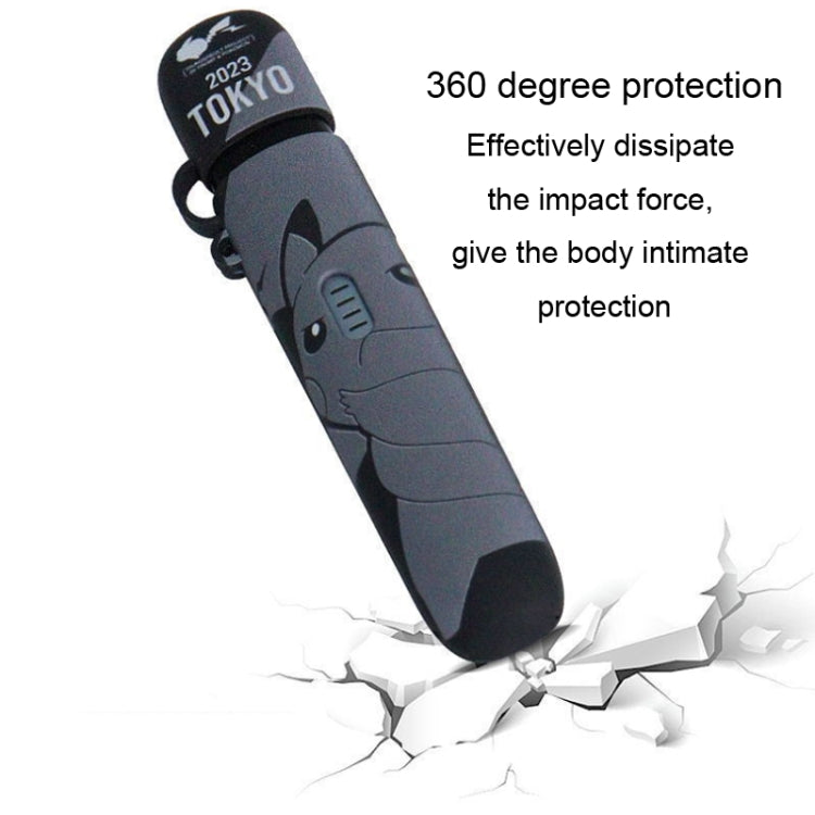 For RELX 5th Generation E Cigarette Drop-Proof Printed Protective Case Cigarette Stick Sleeve(Question Mark) - E Cigarette Accessories by buy2fix | Online Shopping UK | buy2fix