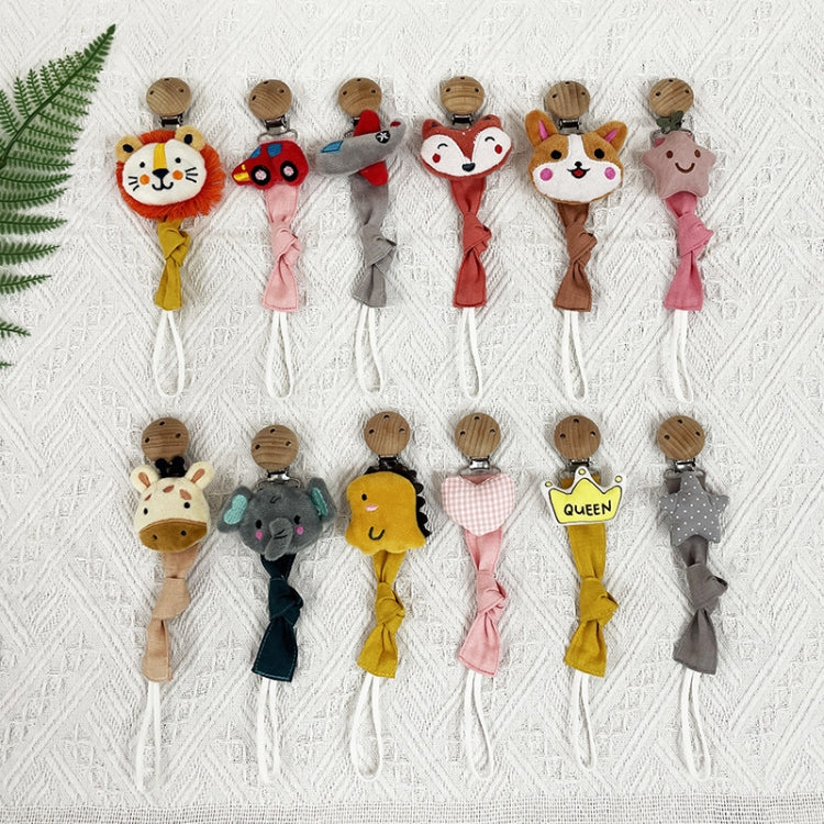 Animal Head Pacifier Chain Newborn Pacifier Clip, Style: Dog - Cups & Silicone Nipple by buy2fix | Online Shopping UK | buy2fix