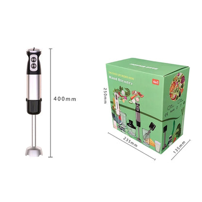 5-in-1 600W Multifunctional  Electric Blender Stainless Steel Food Cooking Stick EU Plug - Stirrer & Squeezer by buy2fix | Online Shopping UK | buy2fix