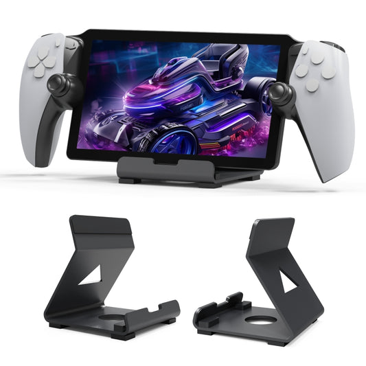 JYS Game Console Desktop Stand For PS Portal / Steam Deck / ROG Ally / Switch / Mobile Phones(Black) - Holder by JYS | Online Shopping UK | buy2fix