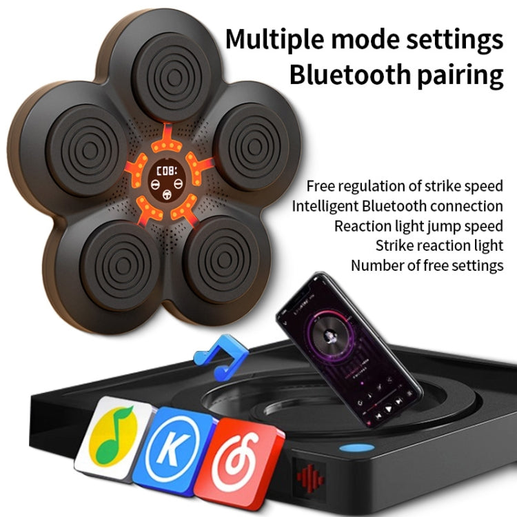 LED Light Smart Bluetooth Music Boxing Machine Home Punch-free Wall-mounted Electronic Boxer without Glove - Boxing by buy2fix | Online Shopping UK | buy2fix