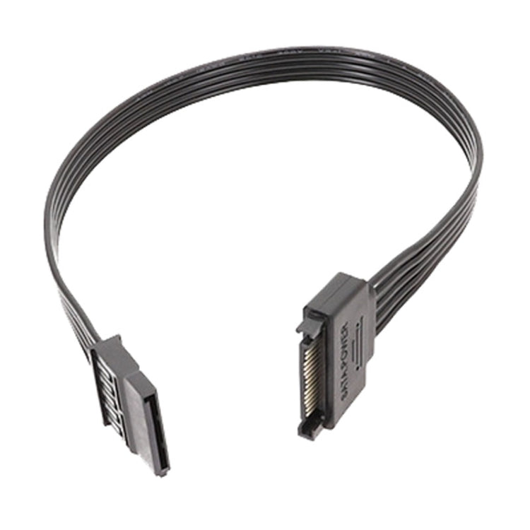 30cm Power Supply SATA 15Pin Male And Female Extension Cable Durable Hard Disk Drive Power Connection Cables - Power Cord by buy2fix | Online Shopping UK | buy2fix