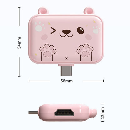 3 In 1 USB Hub For iPad / Phone Docking Station, Port: 3A USB3.0+USB2.0 x 2 Pink - USB 3.0 HUB by buy2fix | Online Shopping UK | buy2fix