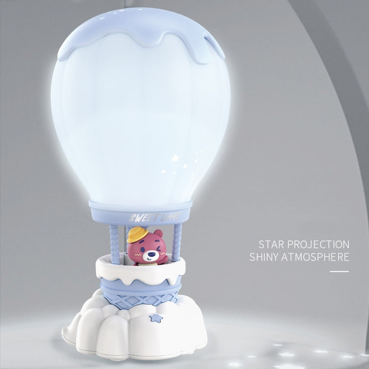 Cartoon Balloon Shape USB Charging Eye Protection LED Night Light Bedroom Reading Table Lamp, Color: Blue - Bedside Light by buy2fix | Online Shopping UK | buy2fix