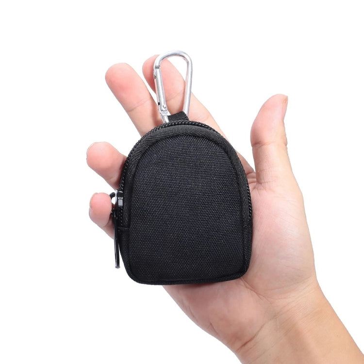 Outdoor Sports Portable Pet Snack Bag Round Type Wear-Resistant Small Money Bag(Black) - Wallets by buy2fix | Online Shopping UK | buy2fix
