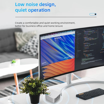 T8Plus Alder Lake-N100 4K Dual Band WIFI Bluetooth Office Game Portable Mini PC, Spec: 8G 1TB EU Plug - Windows Mini PCs by buy2fix | Online Shopping UK | buy2fix