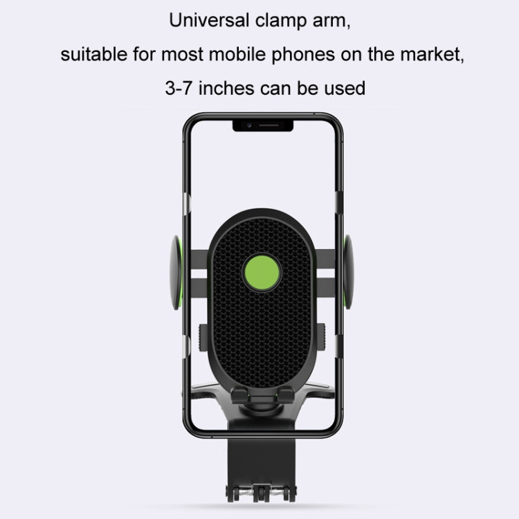 Car Dashboard Chuck Navigation Bracket Parking Number Plate(Green) - Car Holders by buy2fix | Online Shopping UK | buy2fix