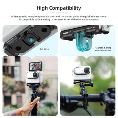 For Insta360 GO 3 aMagisn Magnetic Fast Disassembly Bottom Seat Bracket Sports Camera Accessories - Others by aMagisn | Online Shopping UK | buy2fix