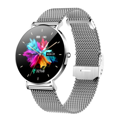 T8 1.3-inch Heart Rate/Blood Pressure/Blood Oxygen Monitoring Bluetooth Smart Watch, Color: Silver - Smart Watches by buy2fix | Online Shopping UK | buy2fix