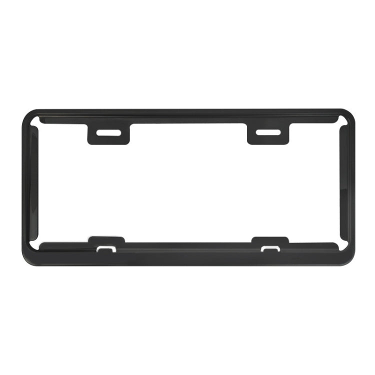 Taiwan Car License Plate Stainless Steel Frame, Specification: Black - License Plate Covers & Frames by buy2fix | Online Shopping UK | buy2fix