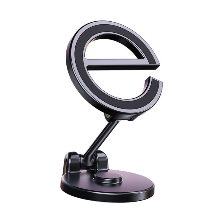 D38 Letter E Magnetic Folding Car Phone Holder Rotatable Dashboard Stick-On Navigation Stand - Car Holders by buy2fix | Online Shopping UK | buy2fix