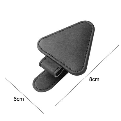 Car Eyeglasses Storage Clip Automobile Sun Visor Sunglasses Carrying Holder(Black) - Sunglasses & Glasses Clips by buy2fix | Online Shopping UK | buy2fix