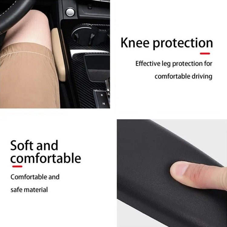 Car Driver Door Booster Pad Center Armrest Box Pad(Beige) - Floor Mats by buy2fix | Online Shopping UK | buy2fix