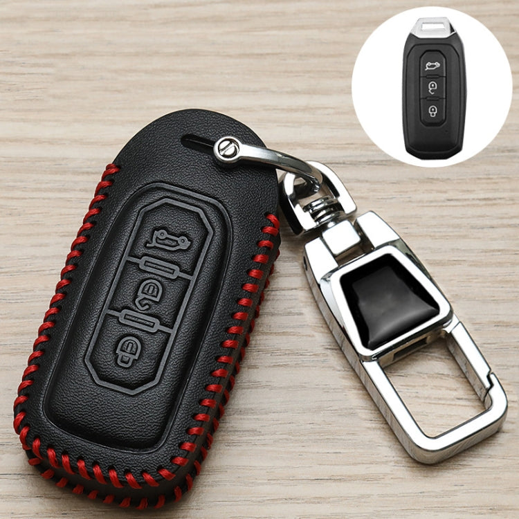 For Ford Car Key Cover Keychain Anti-lost Number Plate, Style: J - Car Key Cases by buy2fix | Online Shopping UK | buy2fix